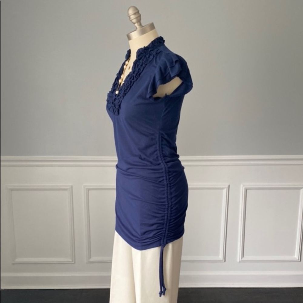 Lilly Lou Ruffle V-Neck Top - Picture 4 of 6